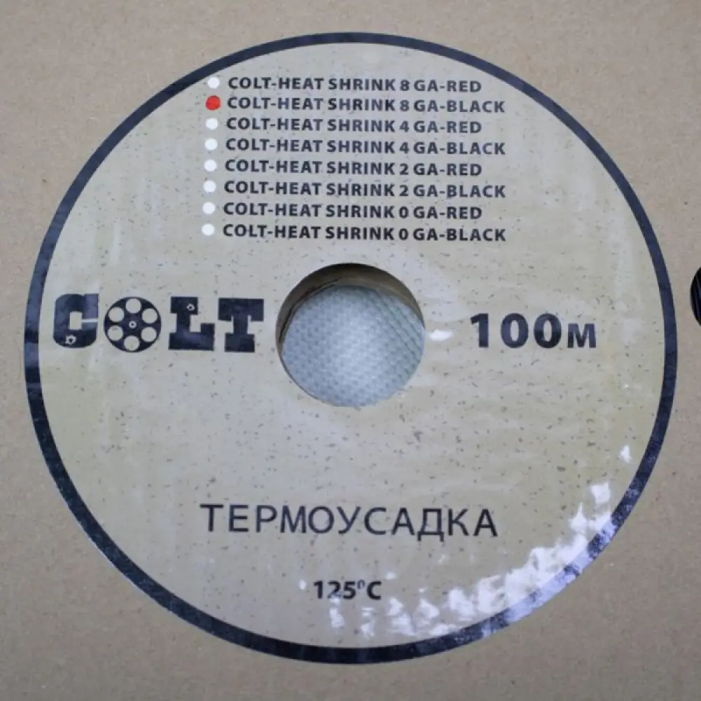 COLT HEAT SHRINK 2 GA Black